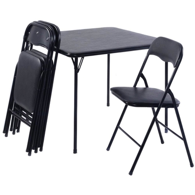 Mesa de jantar da ponte do preto do OEM e grupo da cadeira de 4