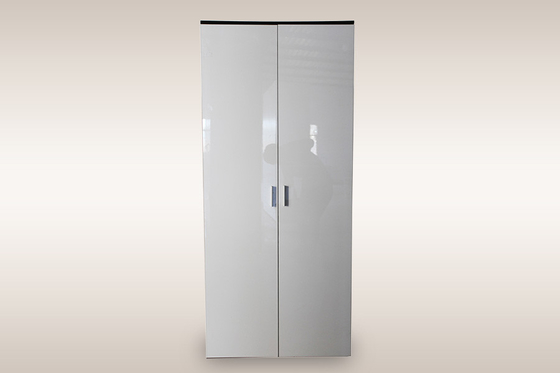 Armário de madeira do vestuário do armário da roupa do quarto pequeno do OEM com 2 portas