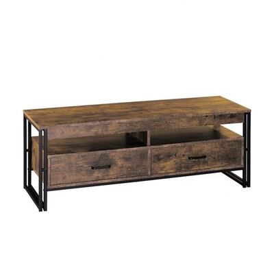 Dobro resistente industrial do console da tevê do carvalho do quadro do metal tubular