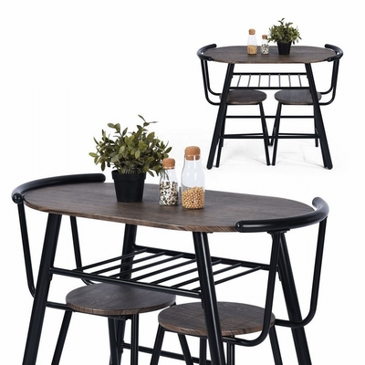 A mesa de jantar e a cadeira contemporâneas do metal ajustaram a mobília da casa