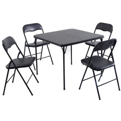 Mesa de jantar da ponte do preto do OEM e grupo da cadeira de 4