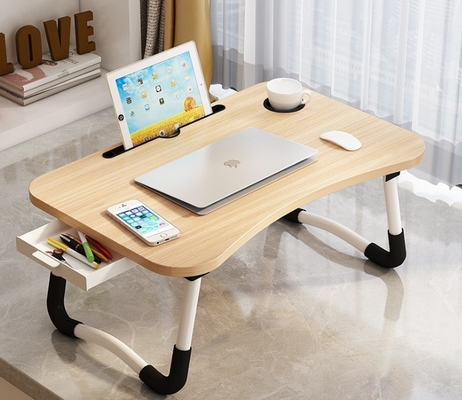 Tabela dobrável de madeira multifuncional do estudo do MDF para a cama Tray Home