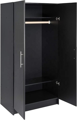 Armário de madeira do armário portátil da placa de partícula do quarto do OEM para a roupa
