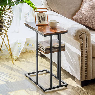 O assentamento estreito moderno C apresenta Nightstand para Sofa End