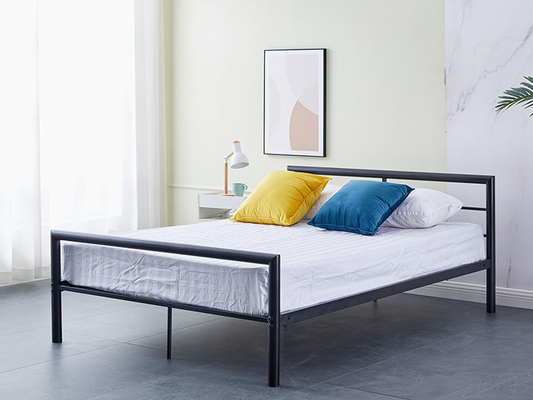 Mobília personalizada da cama do metal do tamanho da rainha das camas das camas de beliche do ferro do sótão